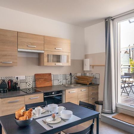Yokoso - Studio Proche Chu Avec Terrasse Rennes Kültér fotó