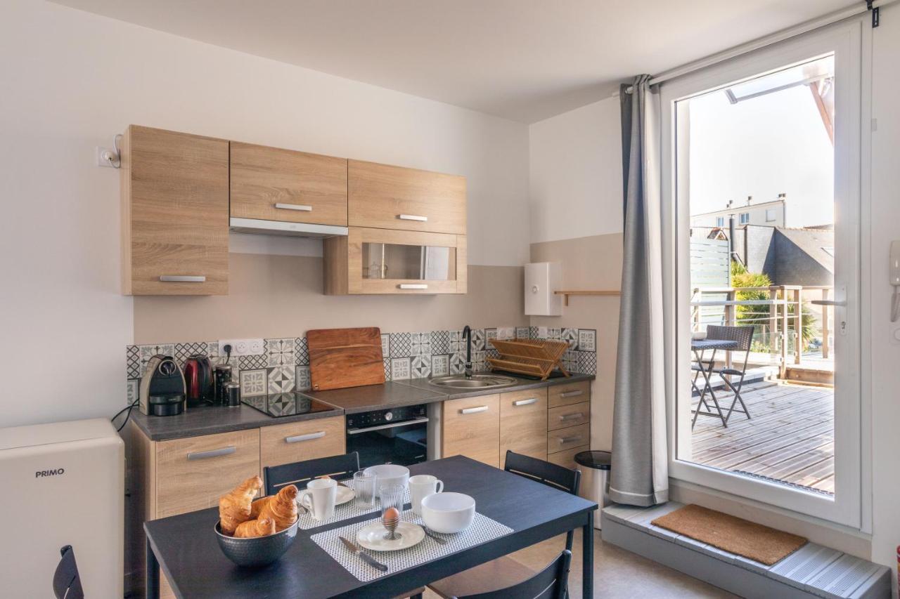 Yokoso - Studio Proche Chu Avec Terrasse Rennes Kültér fotó