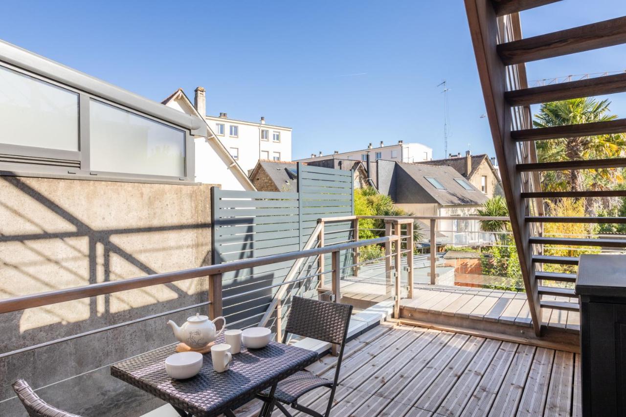 Yokoso - Studio Proche Chu Avec Terrasse Rennes Kültér fotó
